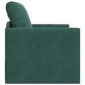 VidaXL Sofa Bed Ciemna zieleń 74 x 77 x 81 cm Aksamit