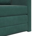 VidaXL Sofa Bed Ciemna zieleń 74 x 77 x 81 cm Aksamit