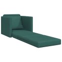 VidaXL Sofa Bed Ciemna zieleń 74 x 77 x 81 cm Aksamit