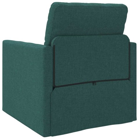VidaXL Sofa Bed Ciemna zieleń 74 x 77 x 81 cm Aksamit