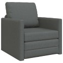 VidaXL Sofa Bed Ciemnoszary 74 x 77 x 81 cm Aksamit