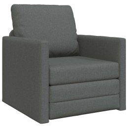 VidaXL Sofa Bed Ciemnoszary 74 x 77 x 81 cm Aksamit