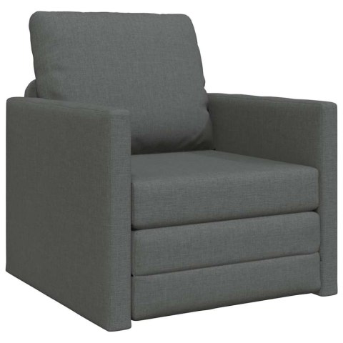 VidaXL Sofa Bed Ciemnoszary 74 x 77 x 81 cm Aksamit