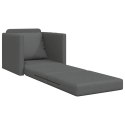 VidaXL Sofa Bed Ciemnoszary 74 x 77 x 81 cm Aksamit