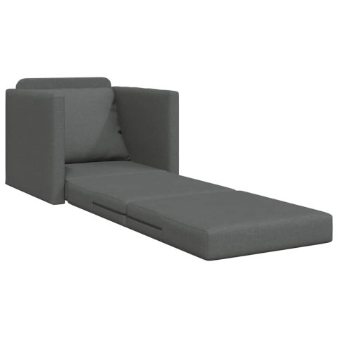 VidaXL Sofa Bed Ciemnoszary 74 x 77 x 81 cm Aksamit