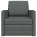 VidaXL Sofa Bed Ciemnoszary 74 x 77 x 81 cm Aksamit
