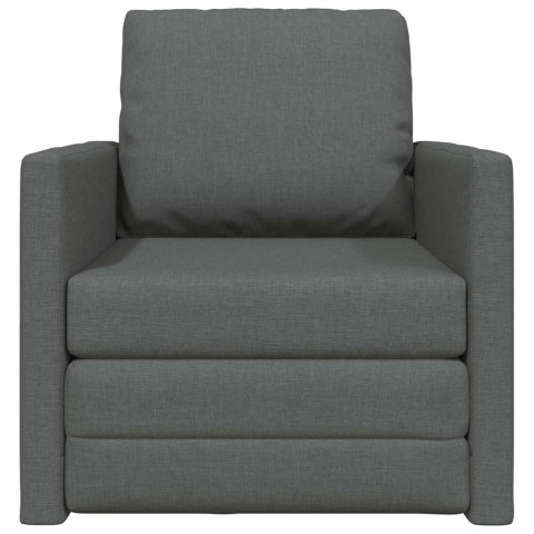 VidaXL Sofa Bed Ciemnoszary 74 x 77 x 81 cm Aksamit