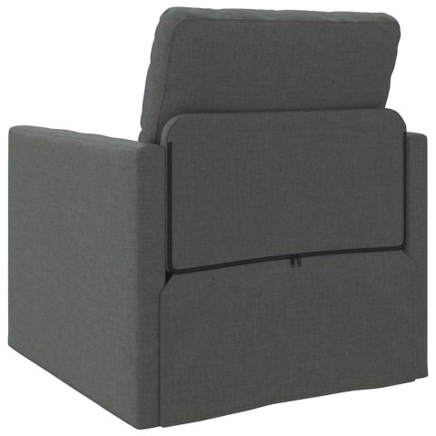 VidaXL Sofa Bed Ciemnoszary 74 x 77 x 81 cm Aksamit