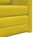 VidaXL Sofa Bed Ciemny Żółty 74 x 77 x 81 cm Aksamit