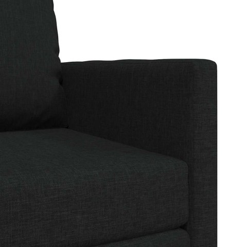 VidaXL Sofa Bed Czarny 74 x 77 x 81 cm Aksamit