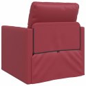 VidaXL Sofa Bed Czerwone wino 74 x 77 x 81 cm Aksamit