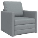 VidaXL Sofa Bed Jasnoszary 74 x 77 x 81 cm Aksamit