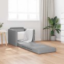 VidaXL Sofa Bed Jasnoszary 74 x 77 x 81 cm Aksamit