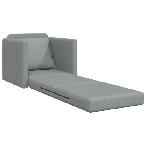VidaXL Sofa Bed Jasnoszary 74 x 77 x 81 cm Aksamit