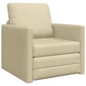 VidaXL Sofa Bed Kremowy 74 x 77 x 81 cm Aksamit