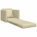 VidaXL Sofa Bed Kremowy 74 x 77 x 81 cm Aksamit