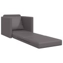 VidaXL Sofa Bed Szary 74 x 77 x 81 cm Aksamit