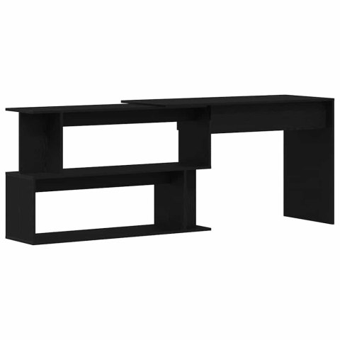 BIURKO CZARNY DĄB 200X50X76CM