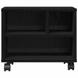 VidaXL Stojak na drukarkę Czarny Dąb 41 x 32 x 33.5 cm