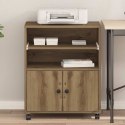 VidaXL Stojak na drukarkę Dąb rzemieślniczy 60 x 48 x 74 cm