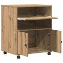 VidaXL Stojak na drukarkę Dąb rzemieślniczy 60 x 48 x 74 cm