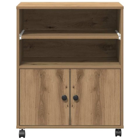 VidaXL Stojak na drukarkę Dąb rzemieślniczy 60 x 48 x 74 cm