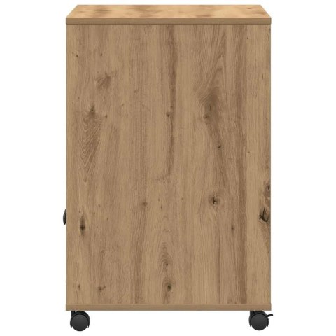 VidaXL Stojak na drukarkę Dąb rzemieślniczy 60 x 48 x 74 cm