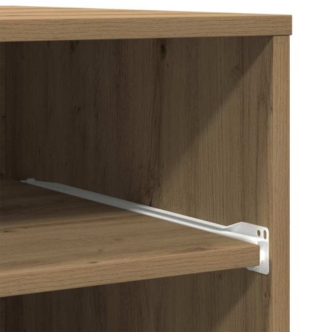 VidaXL Stojak na drukarkę Dąb rzemieślniczy 60 x 48 x 74 cm