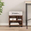VidaXL Stojak na drukarkę Stare drewno 41 x 32 x 33.5 cm