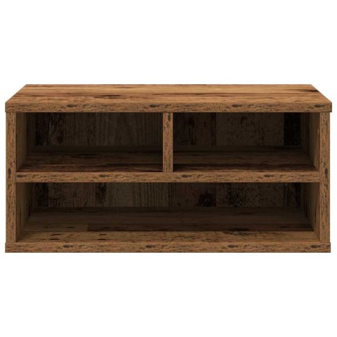 VidaXL Stojak na drukarkę Stare drewno 49 x 40 x 22.5 cm