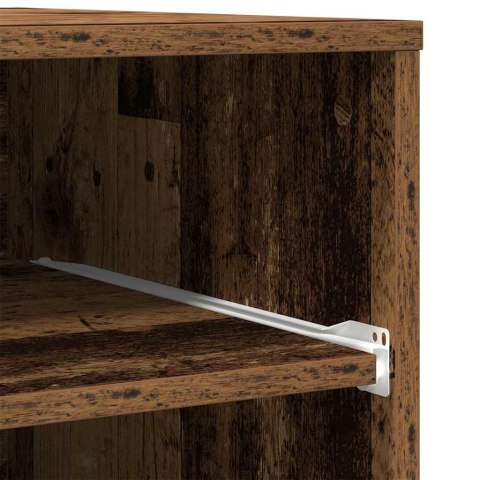 STOJAK SZAFKA REGAŁ NA DRUKARKĘ STARE DREWNO 60X48X74CM