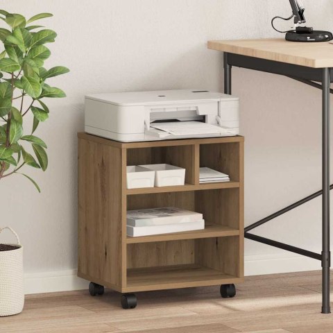 VidaXL Stojak na drukarkę dąb artisan 41 x 32 x 48 cm