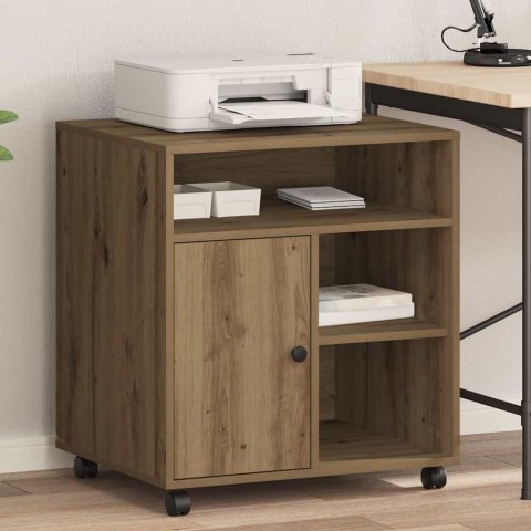 VidaXL Stojak na drukarkę dąb artisan 60 x 50 x 67 cm
