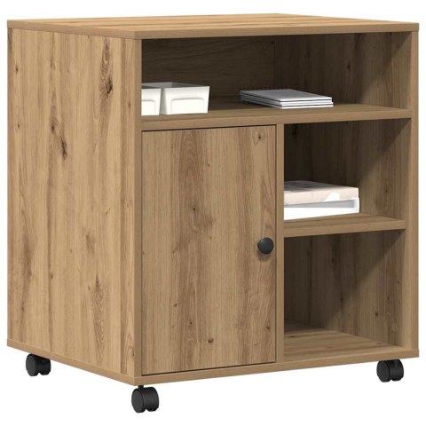 VidaXL Stojak na drukarkę dąb artisan 60 x 50 x 67 cm