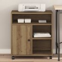 VidaXL Stojak na drukarkę dąb artisan 60 x 50 x 67 cm