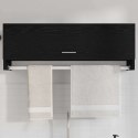 VidaXL Garderoba Czarny Dąb 100 x 32,5 x 35 cm Materiał drewnopochodny