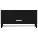 VidaXL Garderoba Czarny Dąb 70 x 32,5 x 35 cm Materiał drewnopochodny