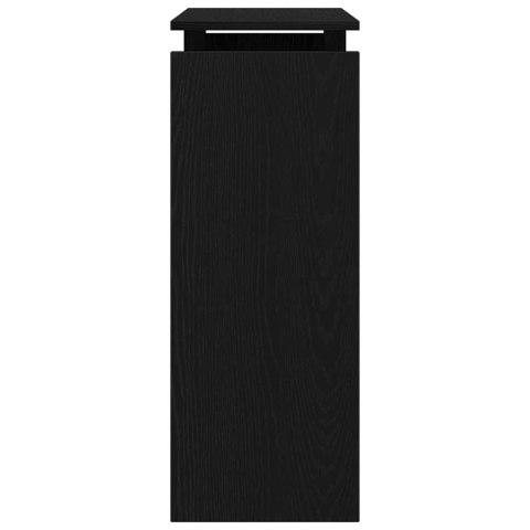 KONSOLA CZARNY DĄB 80X30X80CM