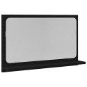 PÓŁKA Z LUSTREM Z PÓŁKĄ Z LUSTREM CZARNY DĄB 60X10,5X37CM