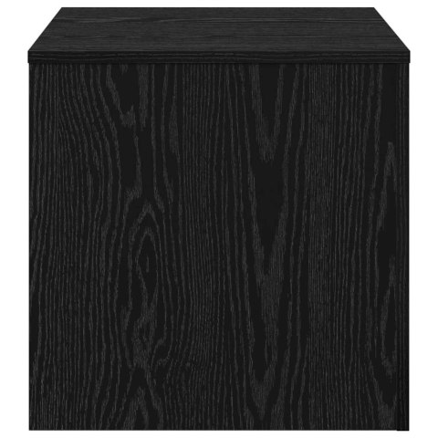 VidaXL Stolik Nesting 3 pcs Czarny Dąb Materiał drewnopochodny