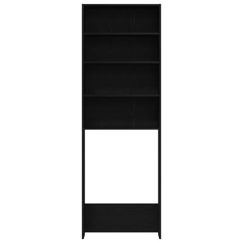 SZAFKA NA PRALKĘ CZARNY DĄB 64X24X190CM