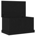 SKRZYNIA 70X40X28 CM CZARNY DĄB KUFER MATOWY SZAFA BOX SCHOWEK ORGANIZER LOFT