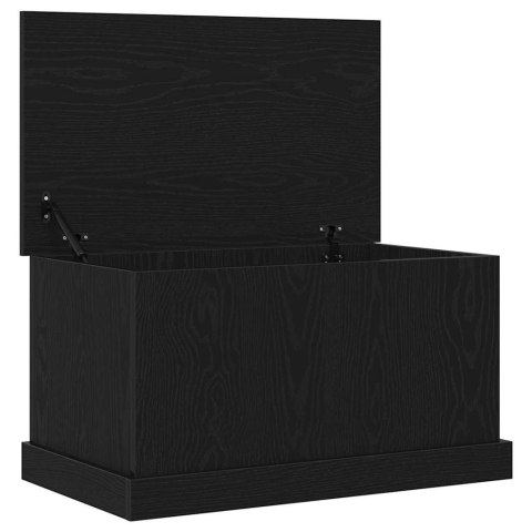 SKRZYNIA 70X40X28 CM CZARNY DĄB KUFER MATOWY SZAFA BOX SCHOWEK ORGANIZER LOFT