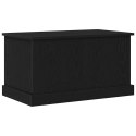 SKRZYNIA 70X40X28 CM CZARNY DĄB KUFER MATOWY SZAFA BOX SCHOWEK ORGANIZER LOFT