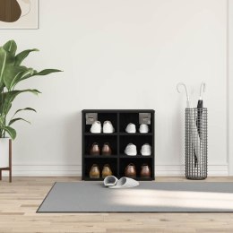 VidaXL Szafka na buty z półką Czarny Dąb 52 x 30 x 50,5 cm