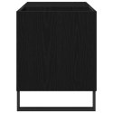 VidaXL Szafka na płyty winylowe z półką Czarny Dąb 85 x 38 x 48 cm
