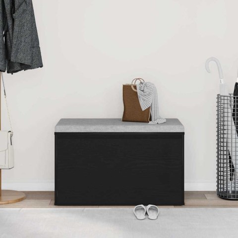 ŁAWKA Z SZUFLADĄ CZARNY 80X40X45CM