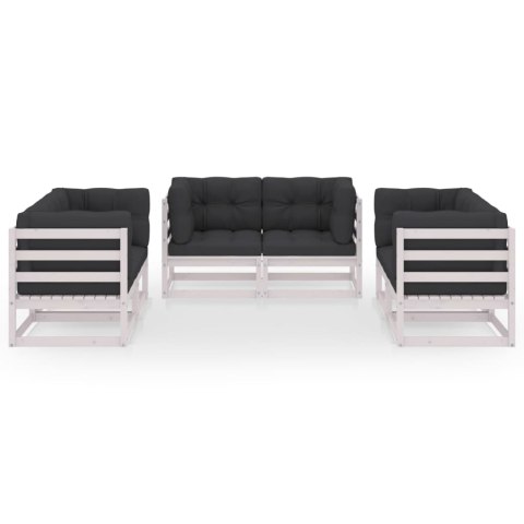 6-CZ. ZESTAW WYPOCZYNKOWY DO OGRODU Z PODUSZKAMI LITA SOSNA