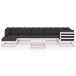 7-CZ. ZESTAW WYPOCZYNKOWY DO OGRODU Z PODUSZKAMI LITA SOSNA