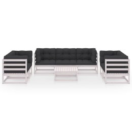 8-CZ. ZESTAW WYPOCZYNKOWY DO OGRODU Z PODUSZKAMI LITA SOSNA